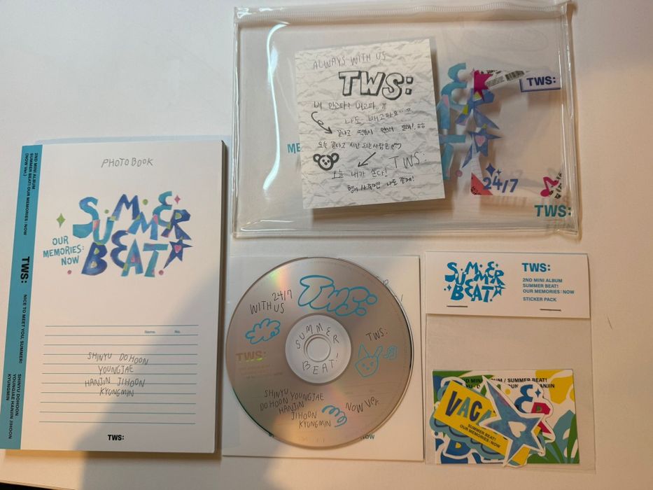 Album TWS Summer Beat versiunea Now