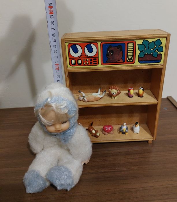 Мебель дерево. СССР. Детская Игрушка. Пупс кукла. Советская