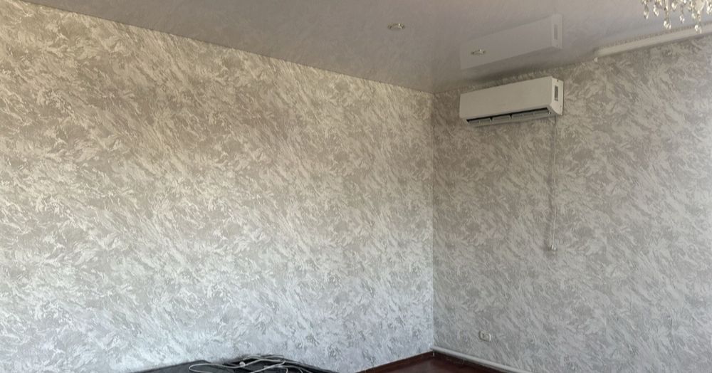 Обой жапыстырамыз шпатлёвка жагамыз