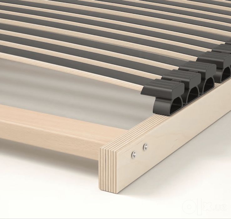 Кровать с изголовьем IKEA BRIMNES с ящиками 160*200 с 4-мя ящиками