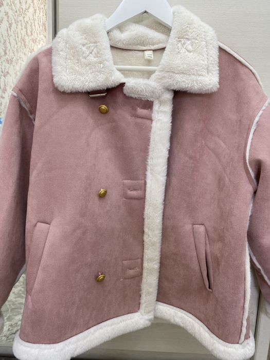 Продам стильную дублёнку-авиатор