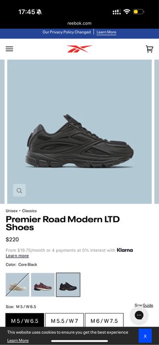 Маратонки Reebok Premier Road Modern