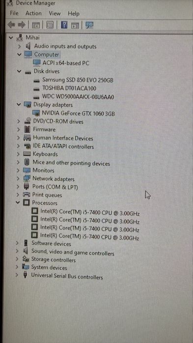 PC calculator gaming intel i5 GTX 1060 SSD
