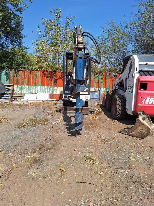 Bobcat Foreza Burghiu Pamant Sfreder Cuzineti