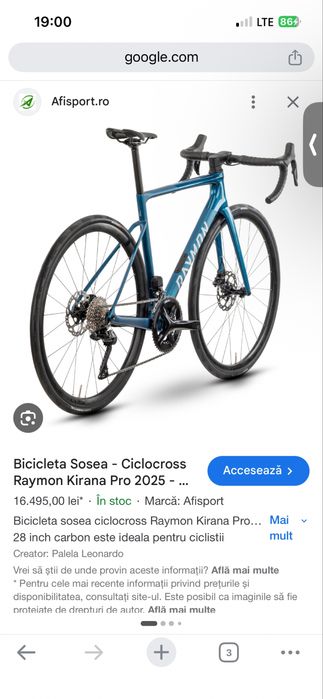 Bicicleta de strada raymon M 54, cube, specialized, giant, canyon, bianchi, cannodale