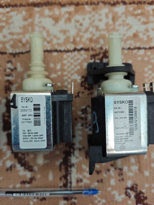 Помпи за кафемашина, тествани и работещи