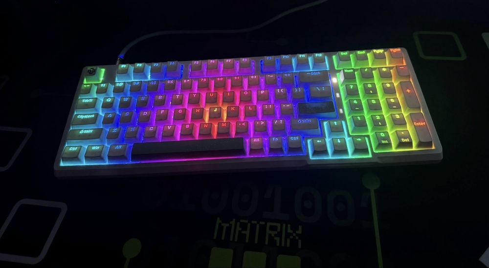 Tastatura mecanica gaming QwertyKey Salt, Hotswap