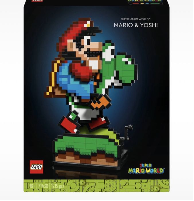 Set LEGO Super Mario - Super Mario World™: Mario si Yoshi (71438)