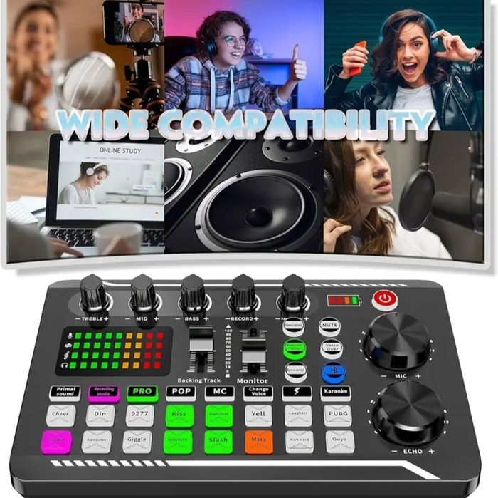 Mixer Audio Bluetooth cu efect de sunet , consola DJ