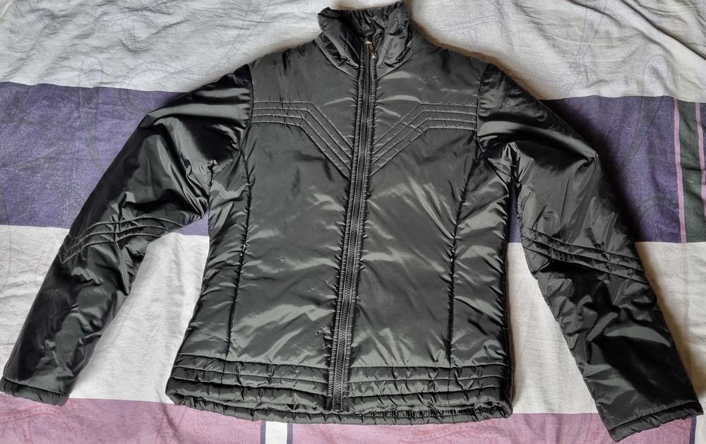 Geaca de dama, subtire, slimfit, Moda Fortuna, M, neagra