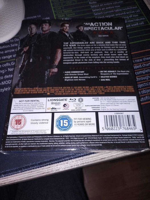 Expendables 2 Blu-Ray нов, със субтитри, екшън