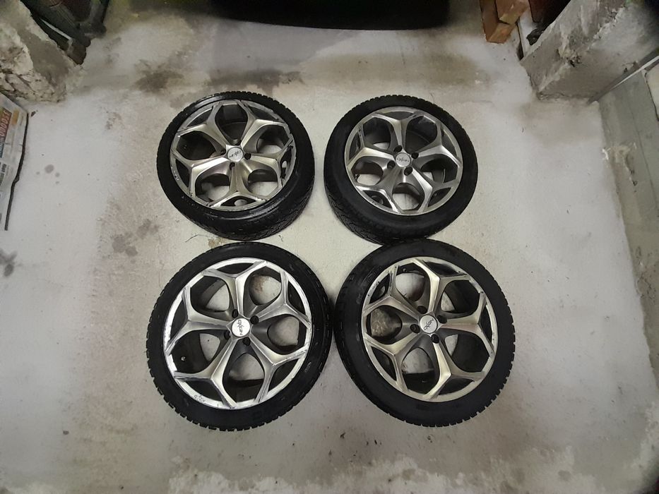Джанти 17ки 4х100 oxigin със зимни гуми