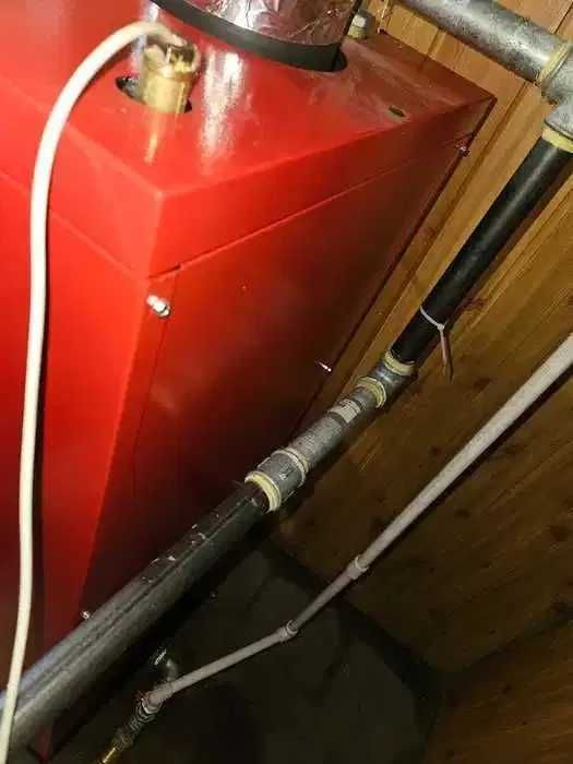 Cazan pe lemne și cărbune de 41 kW, cu ardere normală tiraj natural