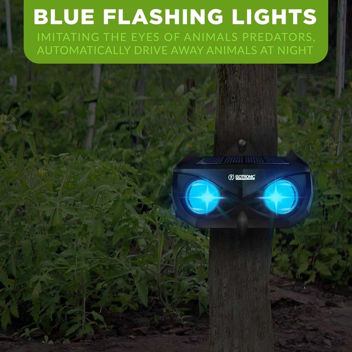 ISOTRONIC соларен  репелент за диви животни със синя светлина-2 броя