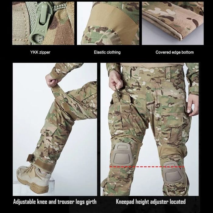 Pantaloni tactici camuflaj G3