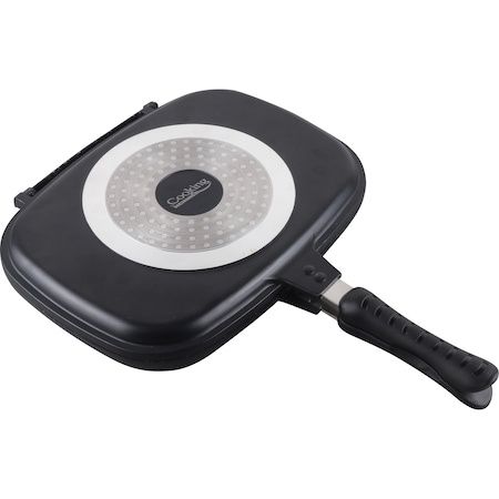 Tigaie dubla grill Heinner Dark Line