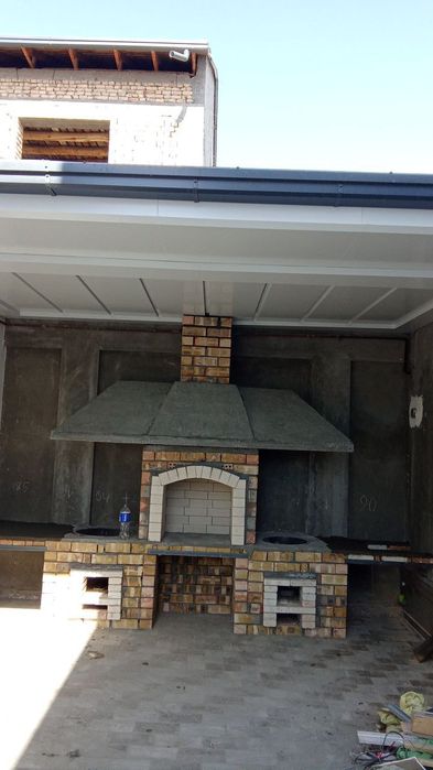 Строим летние кухни быстро и качественно. Ёзги ошхона курамиз .