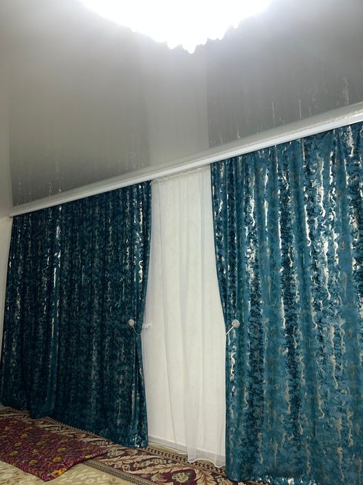 Продам тюль с занавеской