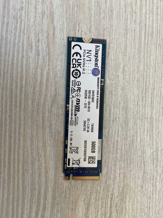 NVMe SSD-накопитель Kingston NV1 M.2 500GB