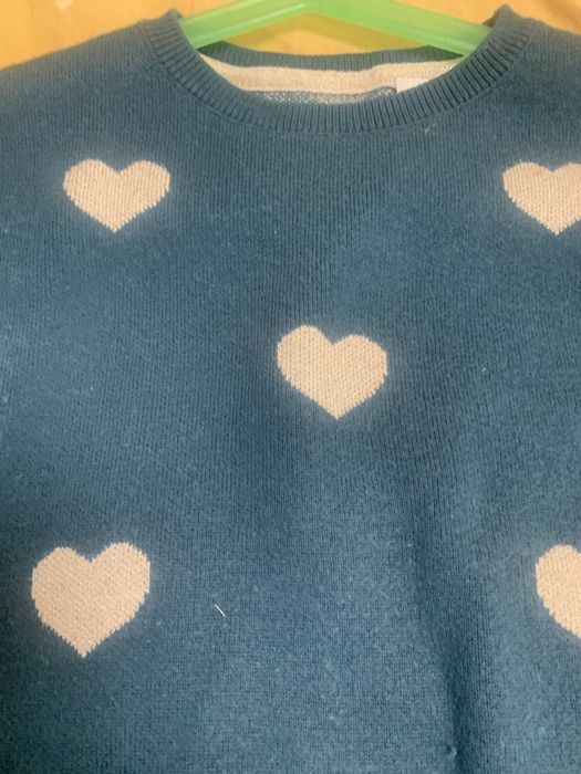 Bluza fetite cu inimioare , model deosebit