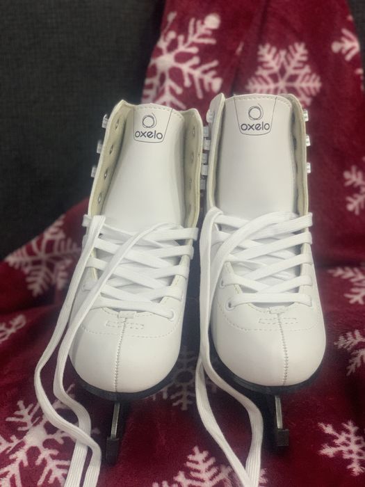 Детски бели кънки за лед Oxelo