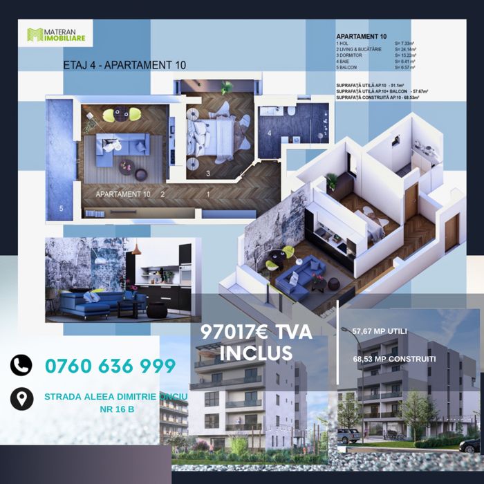 Apartamente Cu 2 Si 3 Camere Direct Propietar Zona Baba Novac-Kamsas