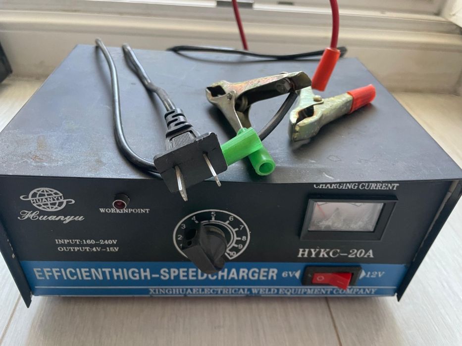 зарядка аккумулятора автомобиля