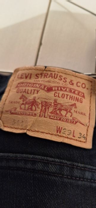 Blugi Levi's model 511 Slim Barbati negru