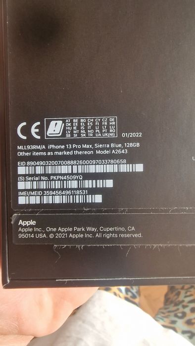iPhone 13 Pro Max 128GB Sierra Blue – AVARIAT (