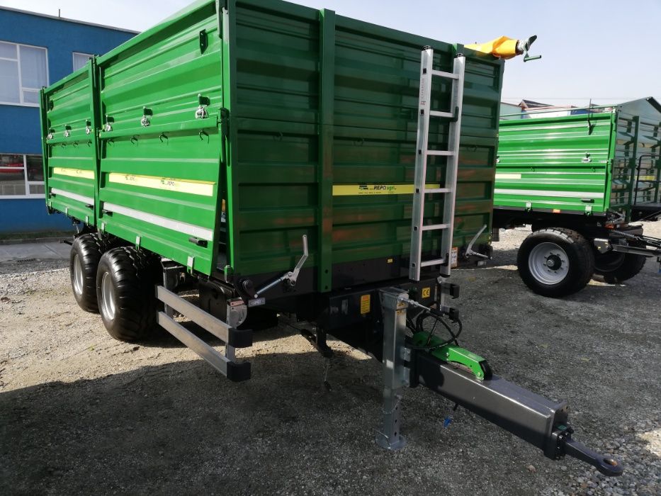 Remorca basculabila 14t (noua) ,ax tandem FABRICATA IN ROMANIA