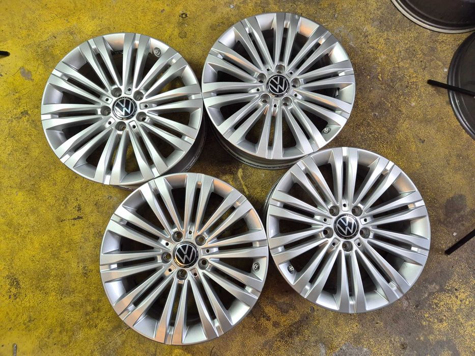 4 Jante Aliaj 5x112 17'' OE VW Golf Passat Caddy Touran Sharan Tiguan T-Roc / Skoda Superb Octavia Kodiaq Karoq 2025