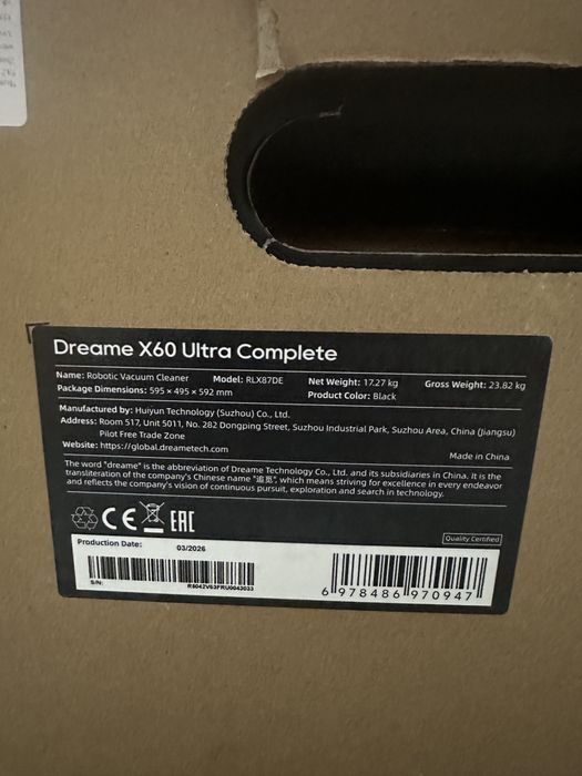 dream x60 ultra черный