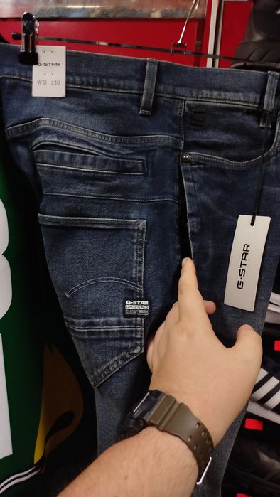 Оригинални дънки G-Star Raw D-Staq W31 W32 W33 W34 W36 нови мъжки 3D Slim