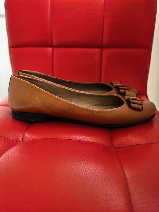 Balerini piele IL PASSO maro mărimea 38