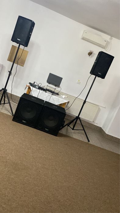 Vand sau schimb Sonorizare PA! DJ! Boxe sunet! Kit complet!