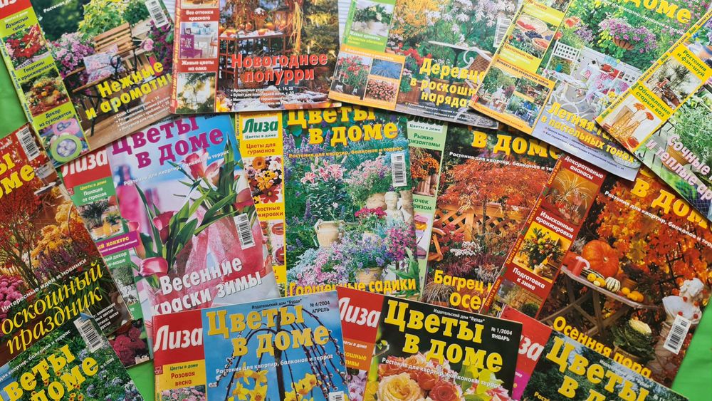 Продам журналы "Лиза" и "Цветы в доме"