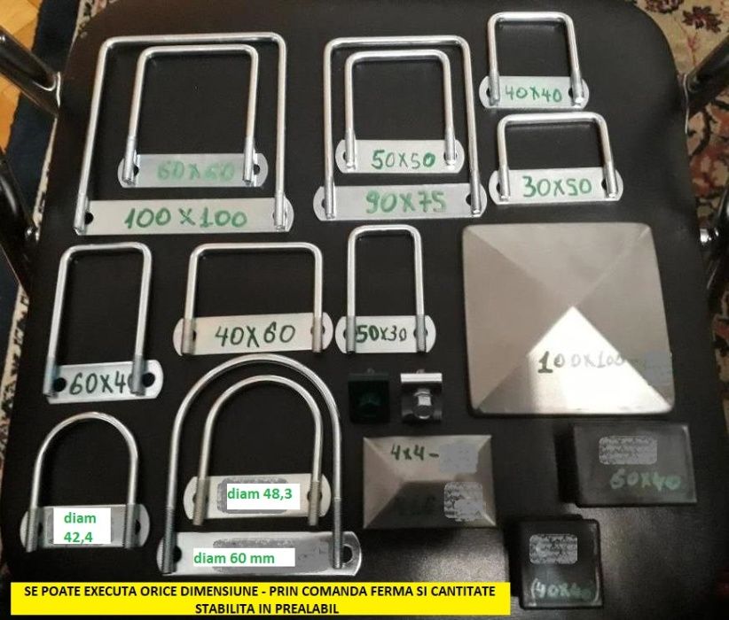 cleme clips imbinare inadire gard plasa panou bordurat