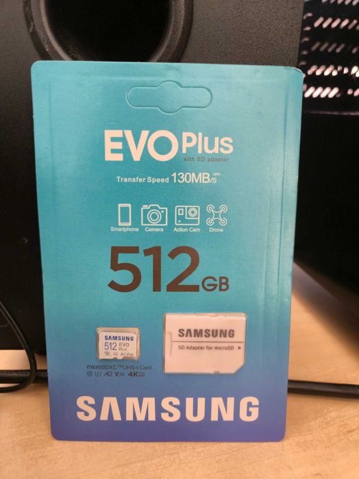 Карта памет Samsung 512GB micro SD Card EVO Plus