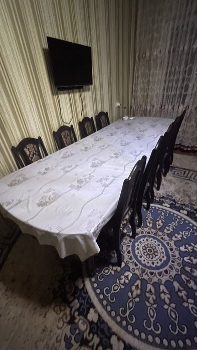 Стол с стулиами 12штук