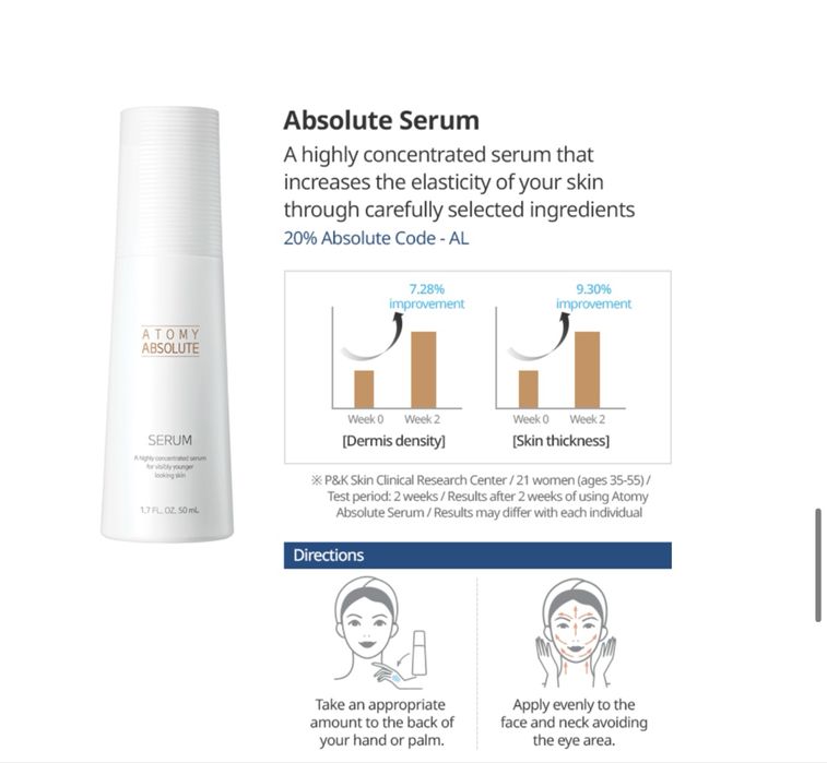Atomy Absolute skincare set cu 6 produse coreene