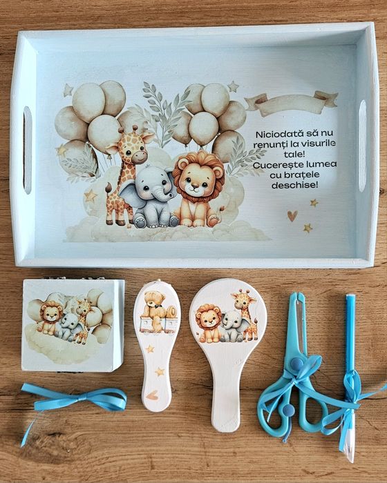 Tavițe moț personalizate Set 7 pentru bebelusi copii