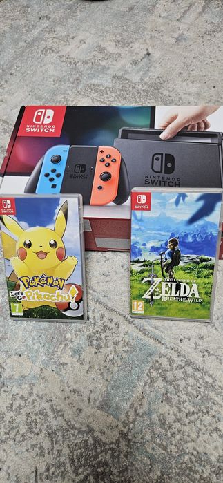 Vând Nintendo Switch ca NOU + card 128 GB + două jocuri
Nintendo Switc
