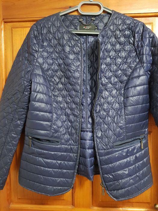 Дамско тънко синьо яке