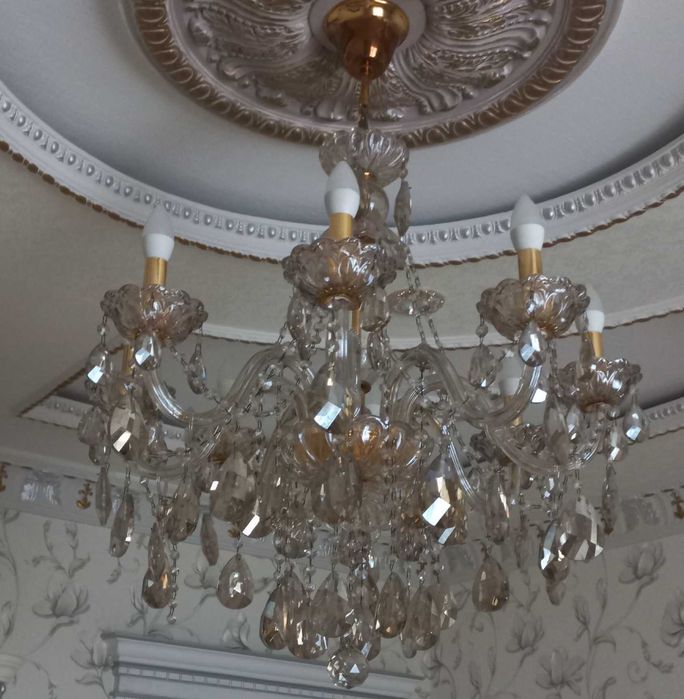 Люстра с хрустал.камнями
