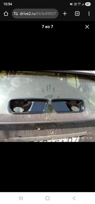 Воздухозаборники в бампер голф3