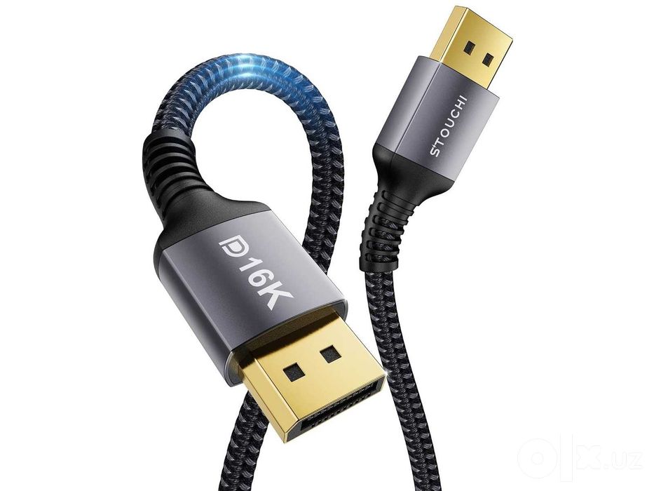 Новый Stouchi DisplayPort 2.1 из США, 3 м, 80 Гбит/с
