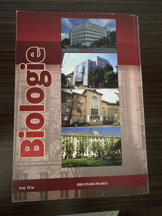 Carte de teste la biologie pentru admiterea de la umf Timisoara 2025
