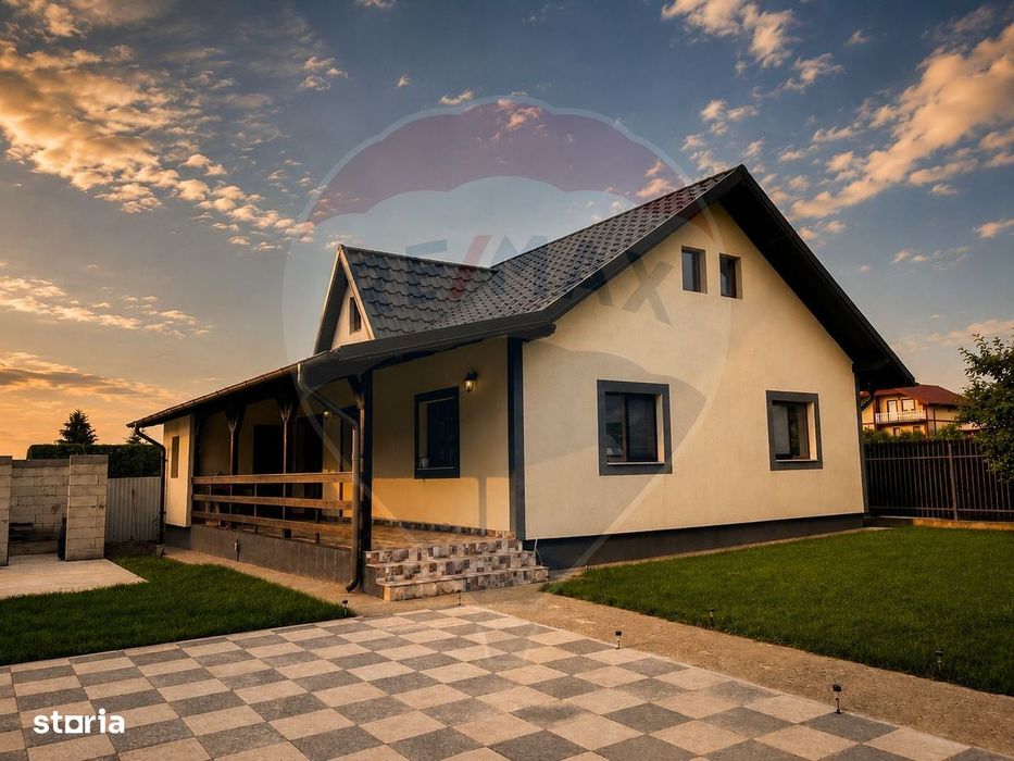Casă modernă, finisată cu 3 camere, în zonă liniștită — Măgura, Bacău
