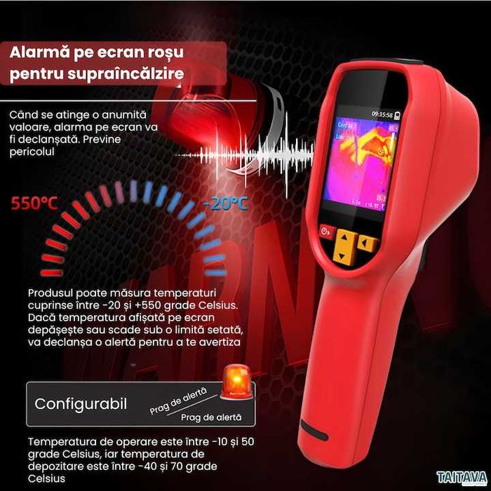 Termocamera Infrarosu HX1, 240x240 Pixeli