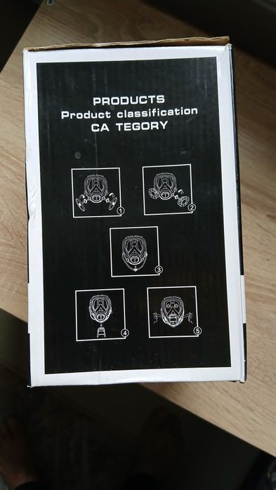 Маска панорамная МАГ резьбовая резина поликарбонат